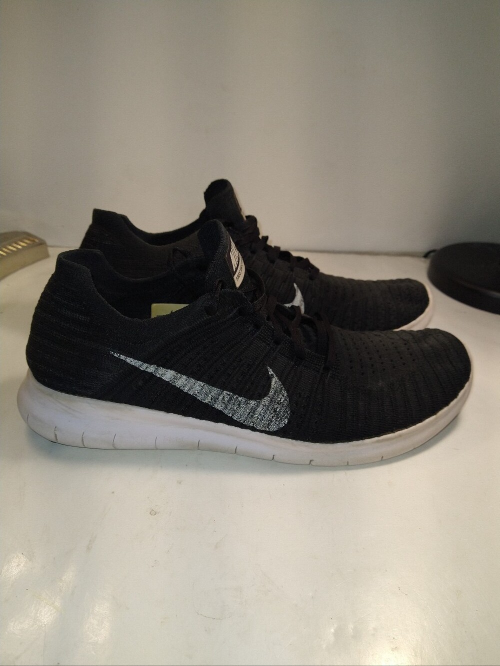 Nike Free RN Flyknit Running Shoes Men's sz 13 (831069-001).